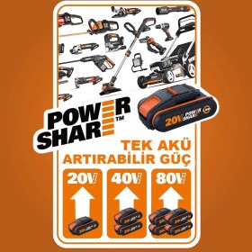 Resim Worx WA3604 20VOLT 4.0AH Powershare Li-Ion Akü ve Akü Şarj Cihazı 