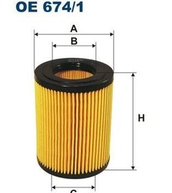 Resim FILTRON OE674-1 | Yağ Filtresi Accent 1,5 CRDI 2002 2005 Getz 1,5 CRDI 2002 2005 (3 Silindir) 