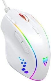 Resim Blueforce Luxor Gaming Gamer Rgb Oyuncu Mouse 12800Dpi Beyaz 