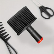 Resim Saç Kesimleri için Premium Yumuşak Boyun Duster Fırçası - Nazik Naylon Kıllar, Berberler & Stilistler için İdeal, Kolay Saç Alma & Süpürme 