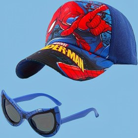 Resim 2 Adet 3753 Orijinal Spider-Man Şapka + Gözlük Seti, Anime Çizgi Film Aksesuarı, Unisex Ayarlanabilir Kapak, Tüm Mevsimler İçin Uygun Outdoor Seyahat ve Spor, Okula Dönüş Hediyesi veya Aile ve Arkadaşlar için Mükemmel Doğum Günü Hediyesi 