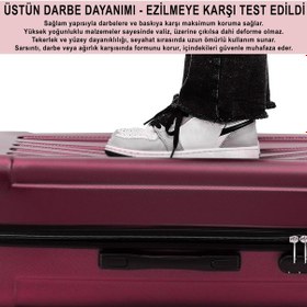 Resim Anthony Jackson Ultra Hafif Abs Valiz Trıon Bordo 