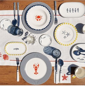 Resim Korkmaz Sealife Collection 18 Parça Çatal Kaşık Bıçak Seti A2212-3 Çok Renkli 