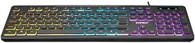 Resim Lunatic Everest KB-120 Sleek Siyah USB Aydınlatmalı Q Gaming Oyuncu Klavyesi + Klavye Pad + Mouse Pad Set 