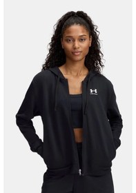 Resim Under Armour Ua Rival Terry Fz Kadın Ceket 6005509-001 Siyah 