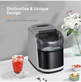 Resim Vosco Buz Makinesi 12 Kg/gün Kapasiteli Gri-95272 