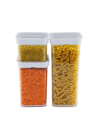 Resim Vakumlu Kare Saklama Kabı - 0,50 Litre Çok Renkli 