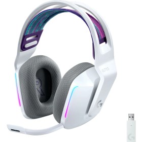 Resim Logitech G G733 LIGHTSPEED RGB Kablosuz 7.1 Surround Ses Oyuncu Kulaklığı - Beyaz 