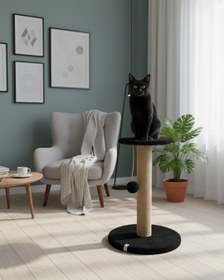 Resim Reyo Pet Stepli Kedi Tırmalama Tahtası Siyah 