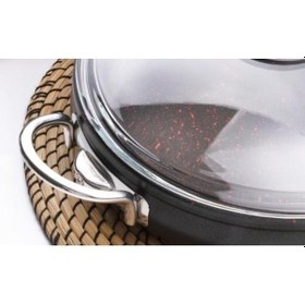 Resim Falez Line 7 Parça Döküm Granit Güveç Tencere Seti Bakır 