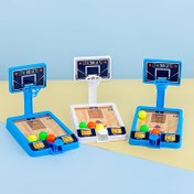 Resim Mini Masaüstü Basketbol Makinesi, Parmak Flick Basketbol Oyunu, Ebeveynler ve Çocuklar için Etkileşimli Oyuncak, Çocuklar için Doğum Günü Hediyesi, Odak Eğitimi, Basketbol Sahası Süslemesi Simüle Eder. 