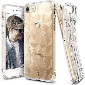 Resim Ringke Air Prism 3d Elmas Yansıması iPhone 7/8 İle Uyumlu Kılıf Clear Ultra Hafif Esnek İnce Şeffaf Transparan 