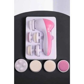 Resim Motto Ticaret Taşınabilir Yüz Temizleme Cihazı Masaj, Peeling, Temizlik 5 Başlıklı 