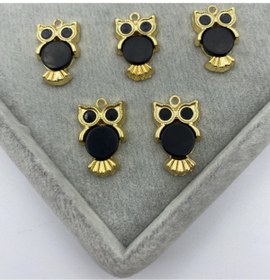 Resim Hedef Bijuteri 1 Adet Mat Siyah Baykuş Model Kolye Ucu 