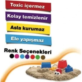Resim Lidyada Maison Kinetik Kum 500 Gr. Siyah Plastik Kutu 