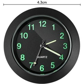 Resim Enarose Ac4339 Fosforlu Mini Araç Ve Motosiklet Saati 