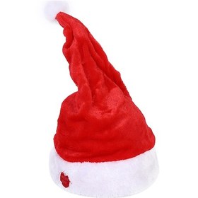 Resim Yaozixa Çocuklar İçin Elektrikli Müzikli Sallanan Noel Şapka - Noel Hediyesi Oyuncak, Pil Dahil Değil Kırmızı 