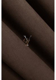 Resim Petek Fon Perde V-1016 Koyu Kestane Çok Renkli 