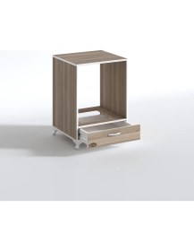 Resim Kenzlife ankastre modülü kabini azot crd fırın ocak dolabı çekmeceli ayaklı sabit tabla 