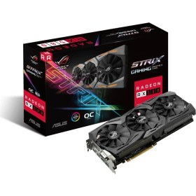 Resim Asus ROG STRIX Amd Radeon RX 580 8GB OC 256Bit GDDR5 (DX12) PCI-E 3.0 Ekran Kartı STRIX-RX580-O8G- Gaming 