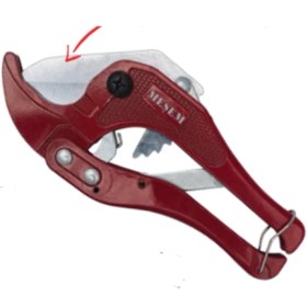 Resim Meşem 503 42 mm Pvc Boru Kesme Makası Kırmızı Manuel 
