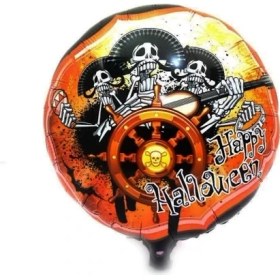 Resim Kuru Kafalı Korsan Halloween Folyo Balon 