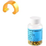 Resim motosergen Bisiklet Kablo/Hortum Klipsi - TOOPRE, C-Klips, Alüminyum, Gold, 10'lu Bisiklet Kablo Kelepçesi 