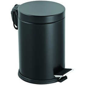 Resim Pedallı Çöp Kovası Siyah 3 Litre Siyah 