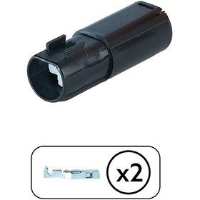 Resim Renault Krank Sensör Soketi Siyah 2 Pin Kablosuz 