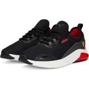 Resim Puma 306982-09 Ferrarı Electron E Pro Black-rosso Günlük Spor Ayakkabı Siyah 