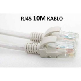 Resim Ethernet Rj45 10 Metre Adsl Internet Kablosu 