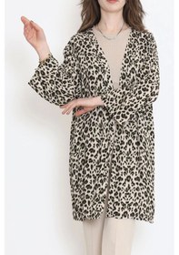 Resim Desenli Kimono Leopar1 - 1658.1095. Çok Renkli 
