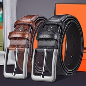 Resim 1/2 adet Erkekler için Pin Tokalı Rahat Kemer, Günlük Seyahat, İş Partisi, Festival Doğum Günü Hediyesi 