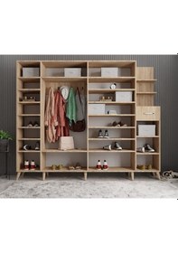 Resim Açelya Portmanto Vestiyer Meşe M7 270 cm 