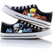 Resim Toum Darween Naruto Baskılı Unisex Kanvas Ayakkabı 