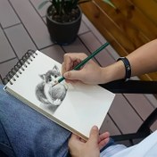 Resim Premium Siyah Sanatçı Çizim Defteri - Spiral Bağlama, Kalın Kağıt Sayfaları, A6 Boyutu, Çizim ve Çizim İçin İdeal, Sanat Öğrenci Malzemeleri, Pratik Tasarım, Çizim Defteri, Çizim Temelleri, Şık Kapak Tasarımı, Dayanıklı Bağlama 