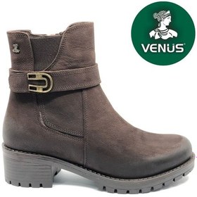 Resim Venüs Dpoons Hakiki Deri Kaymaz Taban Ortopedik Kadın Bot Kahverengi 