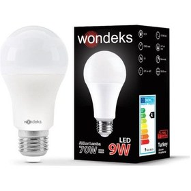 Resim Led Ampul E27 220V 9W Beyaz + 2W Kırmızı Çift Renk Wondeks 