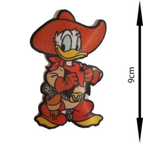 Resim REMSATİC Ütü Ile Yapışan Arma - Patch - Donald Duck Kovboy Modeli (6,5cm X 9cm) 