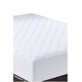 Resim Evony Fitted Kapitoneli 160x200 Cm Çift Kişilik Yatak Koruyucu Çarşaf Beyaz 