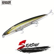 Resim KINGDOM 5333S Minnow Balıkçılık Yemi - Uzun Atış, Tatlısu & Tuzlu Su Balıkçılığı için Biyonik Yem, Dayanıklı ABS Malzeme 