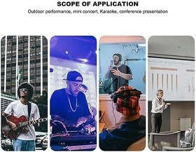 Resim Taşınabilir kulaklık amplifikatörü, kulaklık amplifikatörü, 8 kollu, profesyonel 100-240 V sahne için (AB rise) 