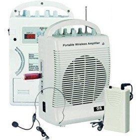 Resim Gold Audio GA200Y Yaka Mikrofonlu Seyyar Taşınabilir Şarjlı Amfi 