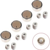 Resim Parmis Dominox Düğme 4 Lü Takımı Ankastre Set Üstü Ocak Düğmesi SÜ0018 