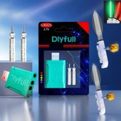 Resim 2 adet LED Balıkçılık Çubuğu Uç Işıkları Alarm ile - Lir425 Şarj Edilebilir Pil Şarj Cihazı Kiti, Gece Balıkçılığı, Sahil Balıkçılığı ve Elektronik Sörf için Parlayan Çubuklar 