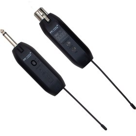 Resim MV-19587 UHF GİTAR TİP KABLOLU MİC İ KABLOSUZ CEVİRİCİ ( MİC XRL Lİ) MAGICVOICE 