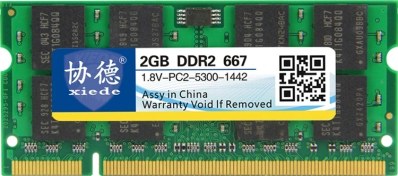 Resim Sones Xıede X025 Ddr2 667mhz 2gb Genel Tam Uyumluluk Bellek Ram Modülü Dizüstü Bilgisayarlar İçin 