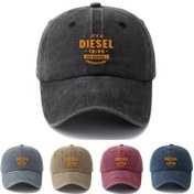 Resim IT'S A DIESEL - "IT'S A DIESEL THING YOU WOULDN'T PROTEST" Vintage Yıkanmış Açık Hava Rahat Kamyon Şapkası, Hafif, Ayarlanabilir Snapback, Polyester, Açık Hava, Seyahat, Kamp ve Rahat Kıyafetler için İdeal, Rahat Başlık | Vintage Yıkanmış Şapka | Hafif 