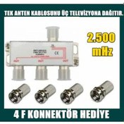 Resim 1 Giriş 3 Çıkış Kablo Tv Uydu Anten Çoklayıcı Splitter 3'lü 
