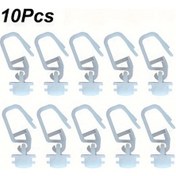 Resim Dream011 10 Adet Pvc Stor Perde Rayı Taşıyıcı Rulo Kancalar Karavan Ev Perde Sistemi 